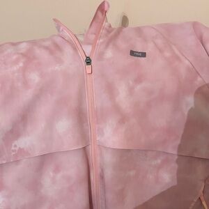 Figs Women's Soft Pink Bomber Jacket